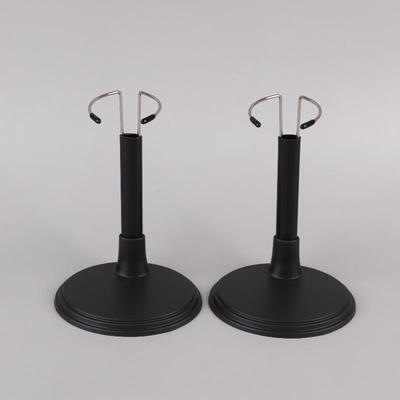 1 Stück Weiß Schwarz Puppe Dummy Marionette Verstellbarer Ständer Halter Stütze Spielzeugladen Auslage Puppenhaus Zubehör Puppenhalterung