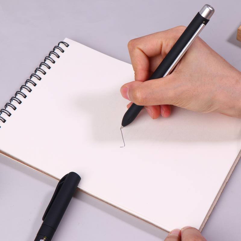 Geheimes Informationsschreibgerät mit Notizen, automatischem, einziehbarem, unsichtbarem Stift