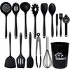 ZISIZ 15-Piece Silicone Kitchen Utensil Set
