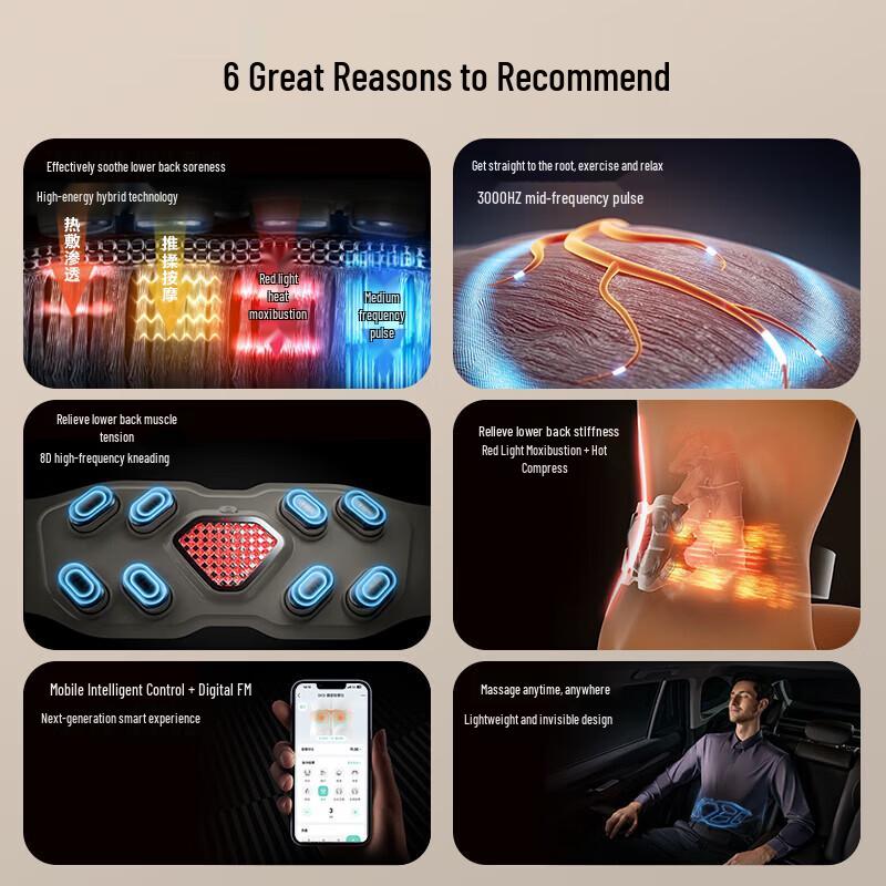 SKG G7 Luxury Smart Waist Massager CN plug (adapter included)