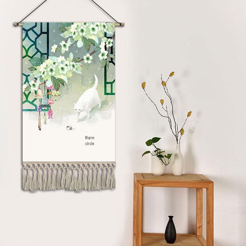 Гобелен из цветочной ткани Leduo Time