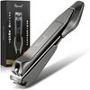 Nexal Nail Clipper Made Japan Stainless Steel Quiet Sharp Cutting Smooth Feel Splash Prevention