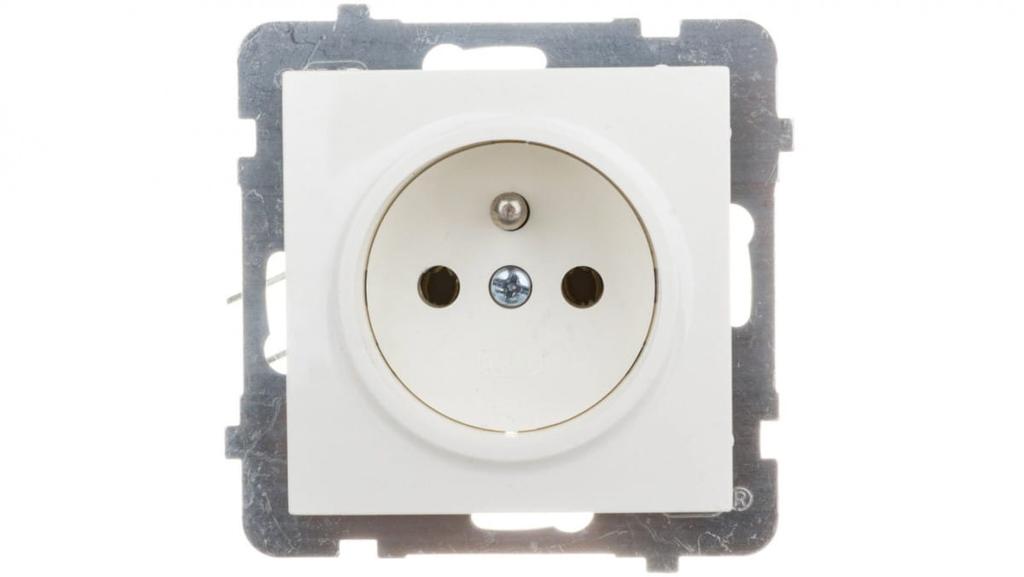 As Single Socket Z/U Ecru Gp-1Gz//27