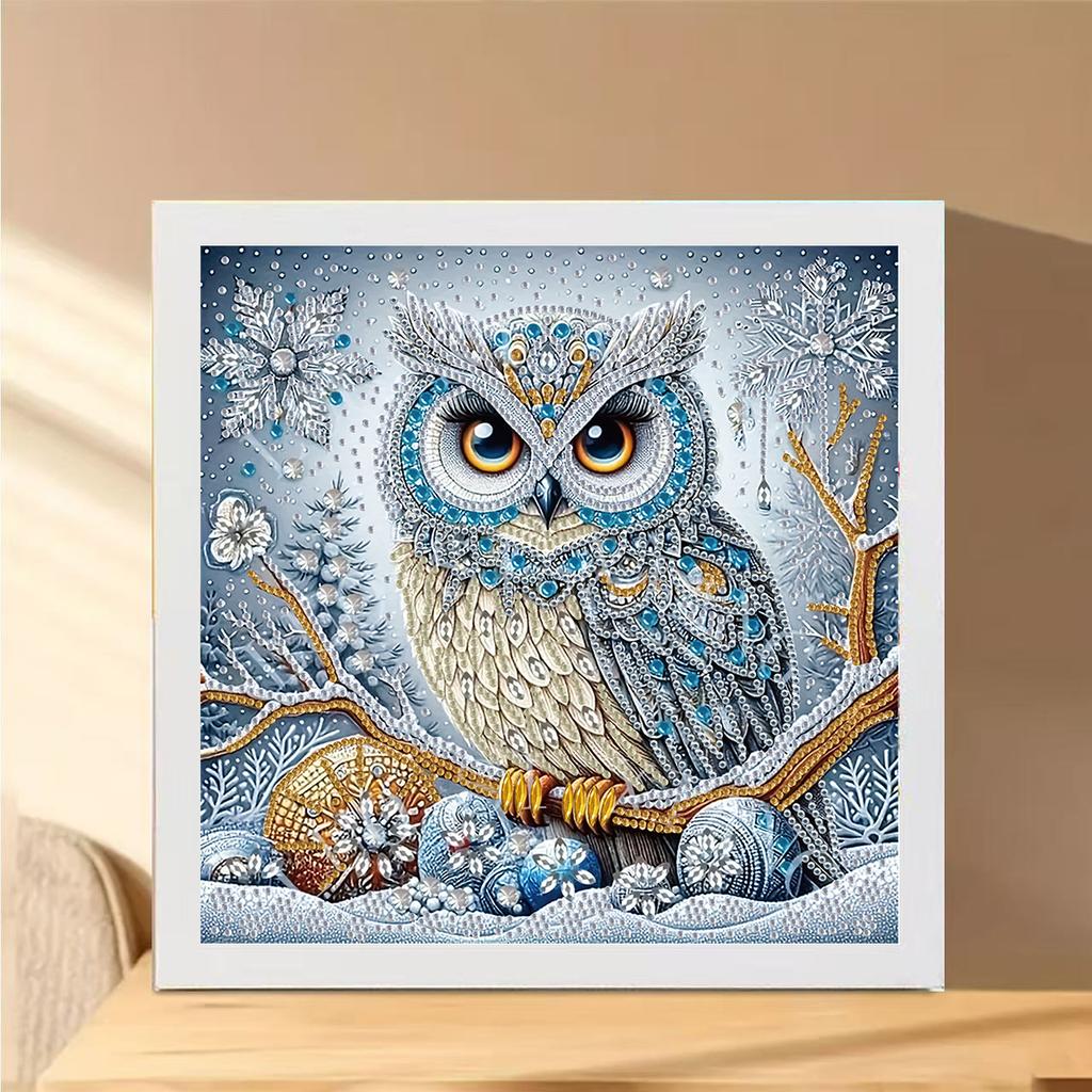 5D Shaped Diamond Painting DIY Framed Decorative Artwork Living Room Display Stand Ornament Home Decor