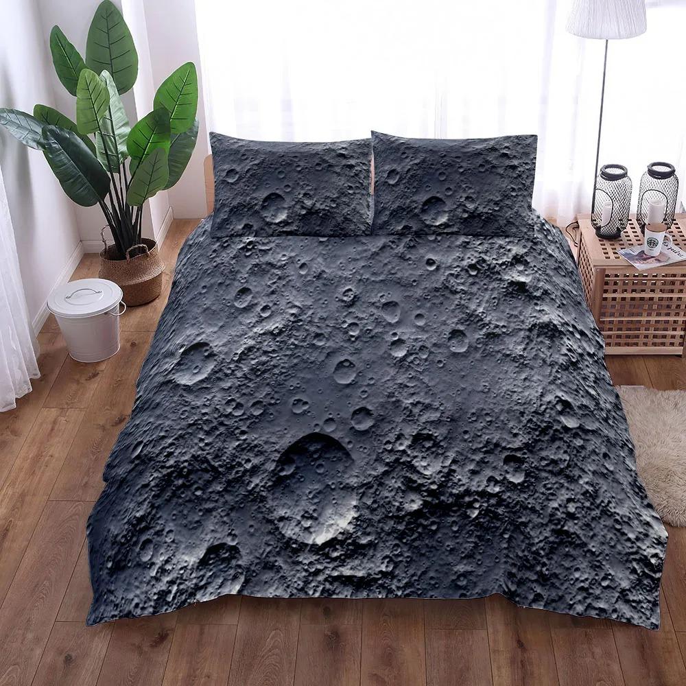 

2024 Gothic Moon Duvet Cover Set King Queen Double Full Twin Single Size Bed Linen Set EU single(135x200cm)