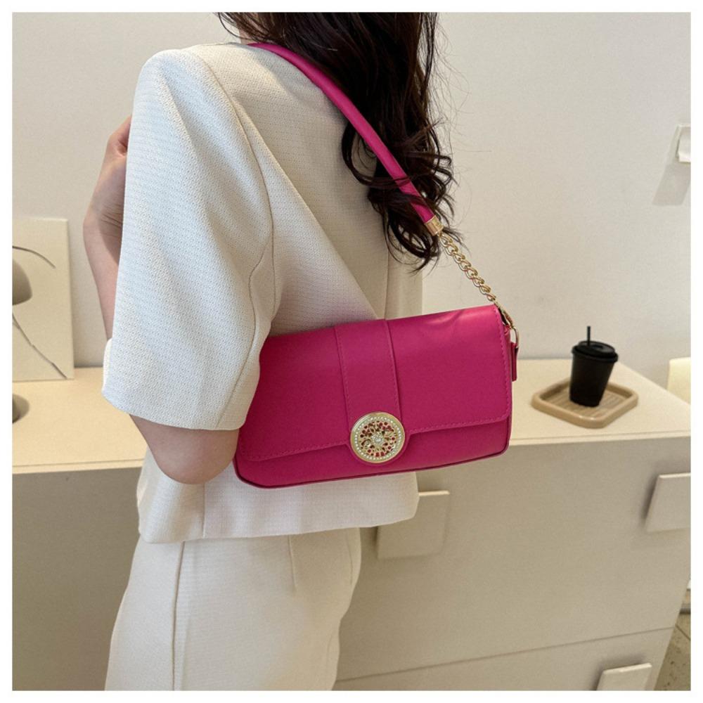 Minority women's diagonal cross hand-held single shoulder small square bag armpit bag