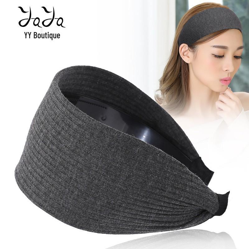 Cross-Border Wide Headband: Non-Slip Women's Hair Cover for White Hair and Baby Hair