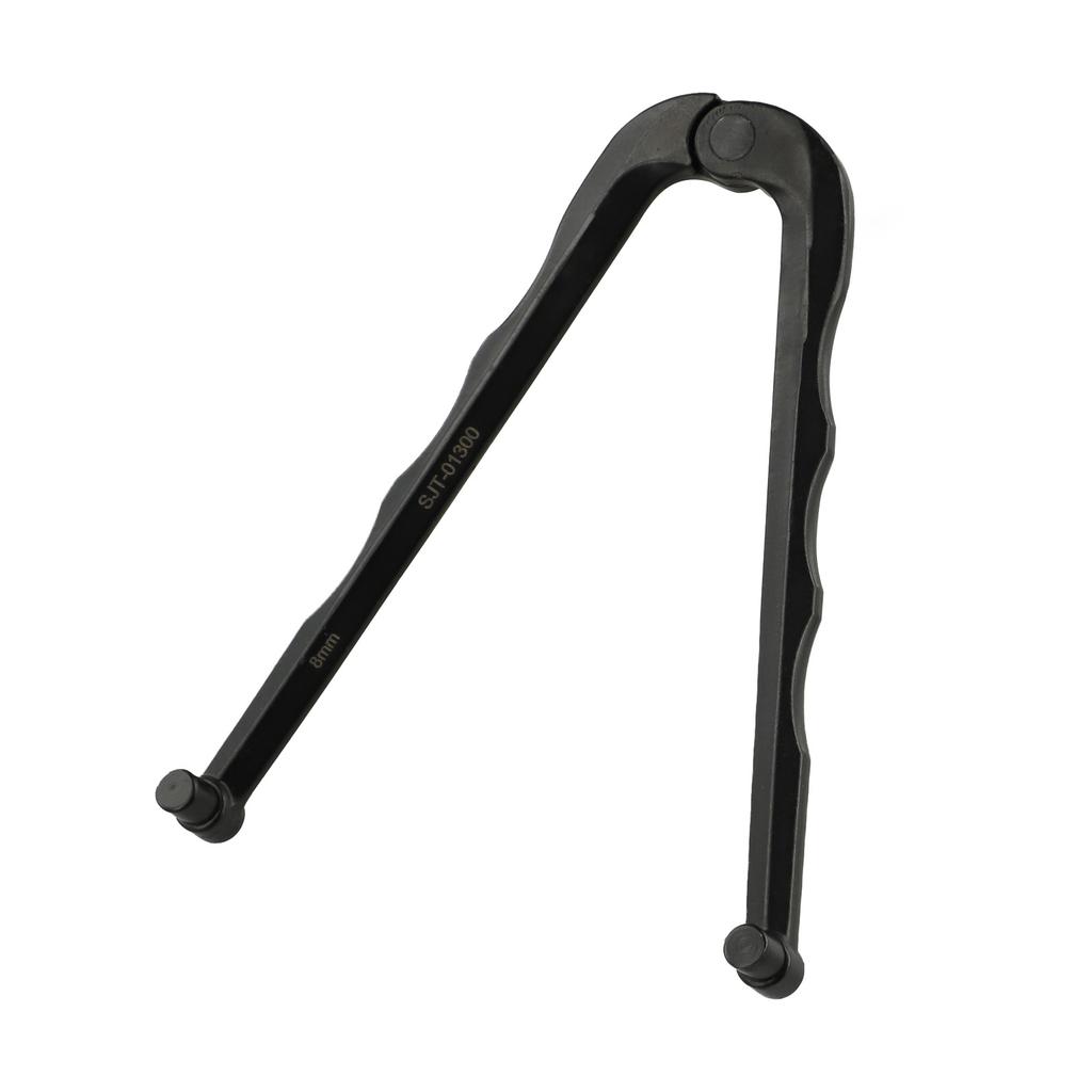 1PCS 2-8mm Adjustable Wrench Spanner Pin Set Removal Tools For Round Nuts 161mm Multifunctional Finish Steel Face Spanner Wrench