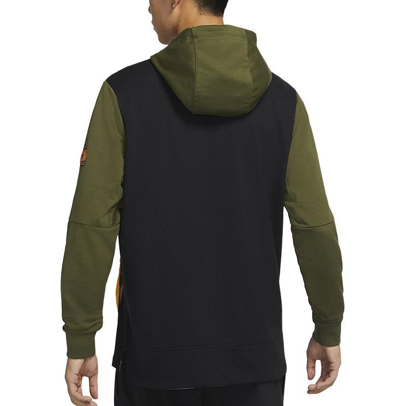Nike Sweatshirts Men's Green Hooded Moderate Other DM8132-326