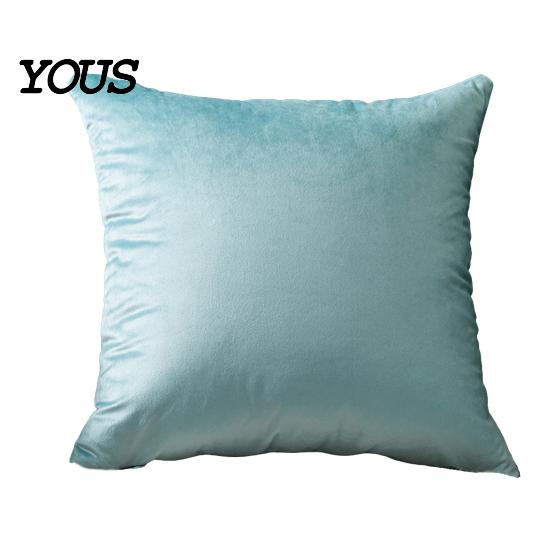 High-density Velvet Pillow Cover Solid Color Cover, Soft Plush Throw Case, 17.7x17.7 Inch Directional Smooth Cushion for Sofa, Bed, Office, Cozy Home