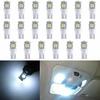 10Pcs White T10 Wedge 5-Smd 5050 5W5 Led License Plate Bulbs Indicator Light