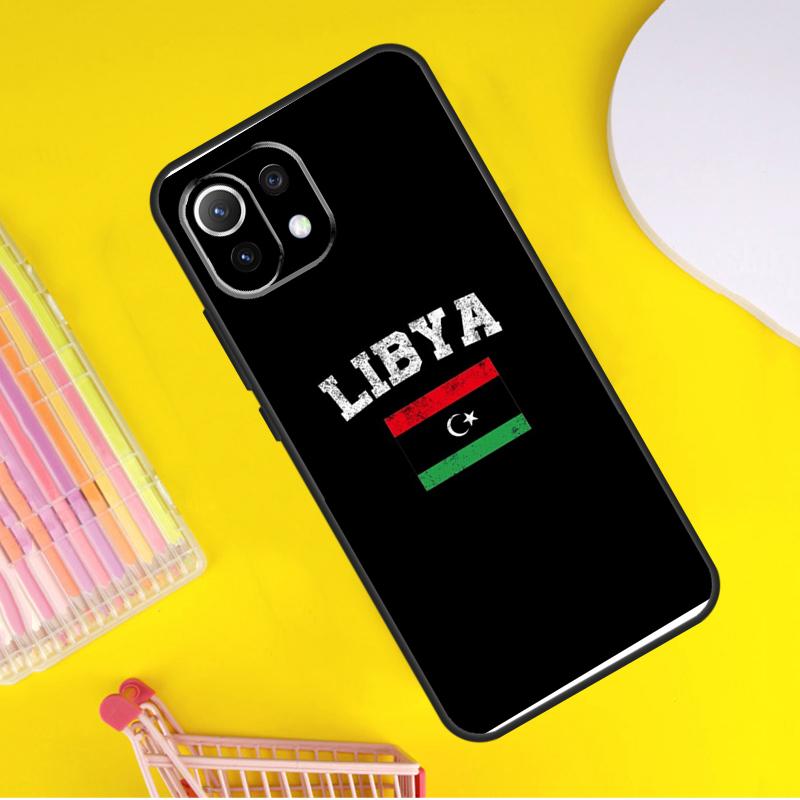 Libya Flag Cover For Xiaomi 14 13 Ultra 11T 12T 13T 14T Pro POCO X7 Pro X3 X5 F3 F5 F6 M6 X6 Pro Case