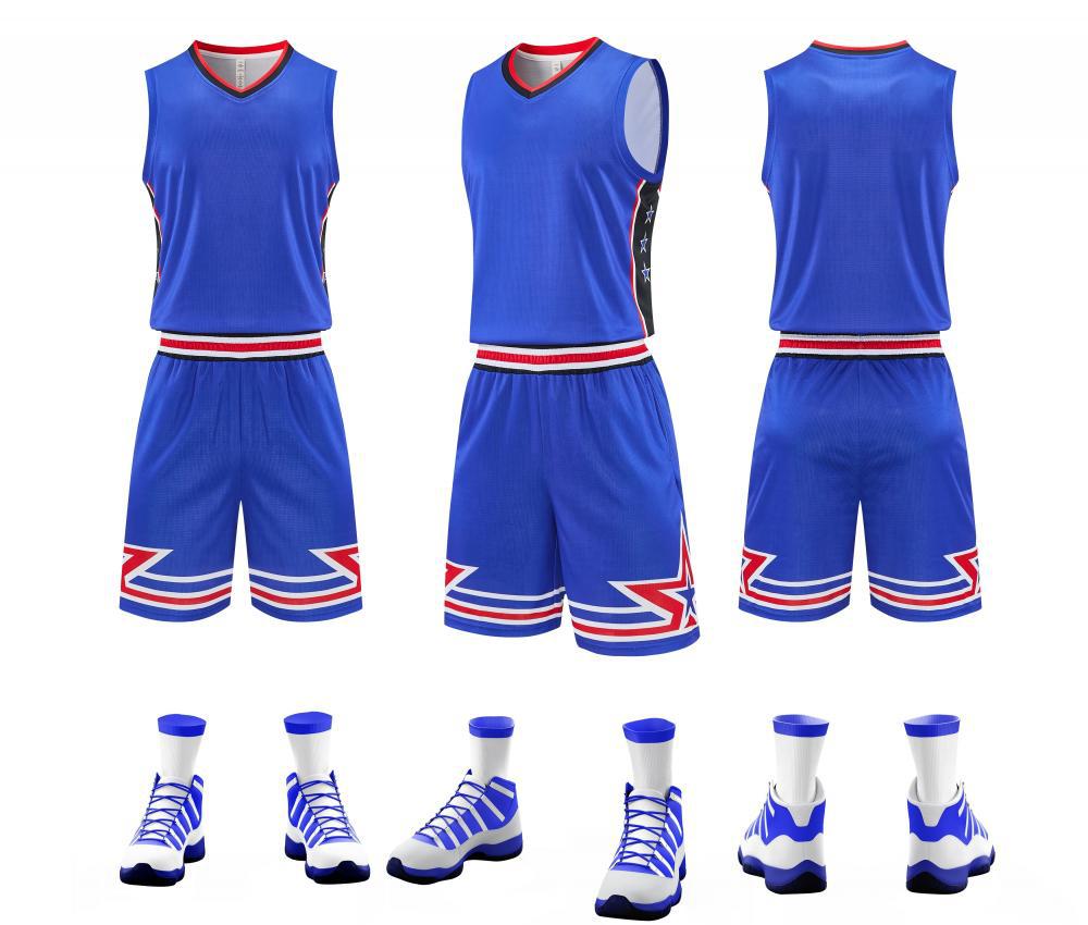 New Basketball Uniform Sets, Men's and Women's Student Team Competition Uniforms, Youth Sports Training Camps, Children's Basketball Uniforms