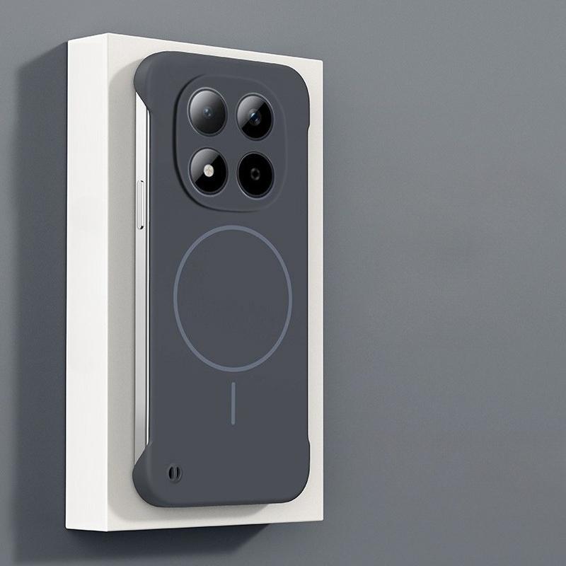 Ultra Thin Frameless Magnetic Case For Xiaomi Redmi Note 15 14 Pro Plus Note 13 5G Note 12Pro Magsafe Hard PC Matte Cover Shell