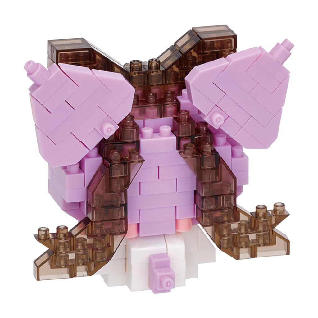 Kawada Nanoblock Kuromi Big Ribbon 3 x x 18 Ages 12 and Interior NBCC_248, 10.5 cm, up, Decoration, Hobby, NBCC_248