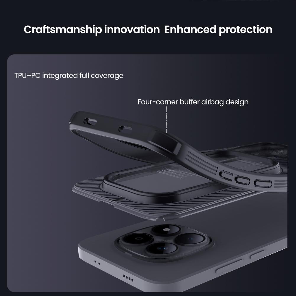 For Xiaomi Redmi Note 15 Pro Plus 5G Nillkin Case CamShield Pro Case Ultra-Thin Hard PC Slide Camera Cover Protection Lens Cases