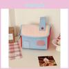 House Cosmetic Bag With Geometric Pattern And Nylon Material For Travel And Daily Use