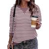 Sweatshirt for Women O Neck Long Sleeve Fall Clothes for Tops