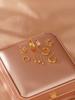 10pcs Retro Fashion Cube Zirconia Clover Star Earclip Hip Hop Women's Earrings Party Ball Jewelry