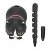 Cute Cat Pattern Silicone Write Gel Pen Office School Writing Drawing Taking Notes SketchingBlack