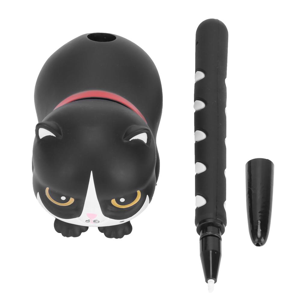 Cute Cat Pattern Silicone Write Gel Pen   School Writing Drawing Taking Notes Sketching