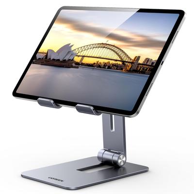 UGREEN Aluminum Tablet Stand for Compatible with Smartphones and Compatible with iPad iPad Air and More iPad, 4.7-13 Inch, Tablets, Tabletop,