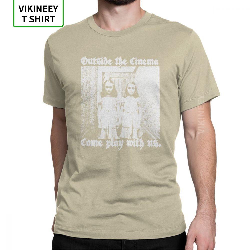 OTC Shinning Horror T Shirt Unisex Cotton Vintage T-Shirt Redrum Movie Grady Twins Scary Creepy Halloween Tee Short Sleeve Clothes
