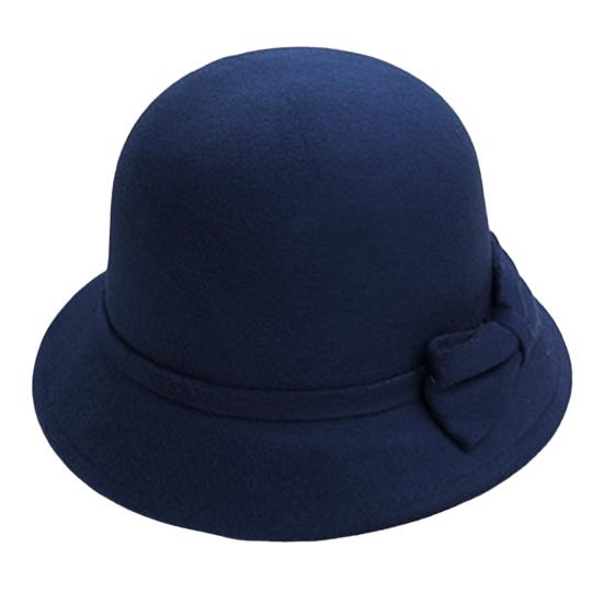 Solid Color Fedora Trendy Fine Workmanship Cold Resistant Fashion Ladies Vintage Elegant Woolen Hat