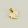 High-Quality Stainless Steel Heart Letter Pendant Necklace - Trendy Ins Style Clavicle Chain