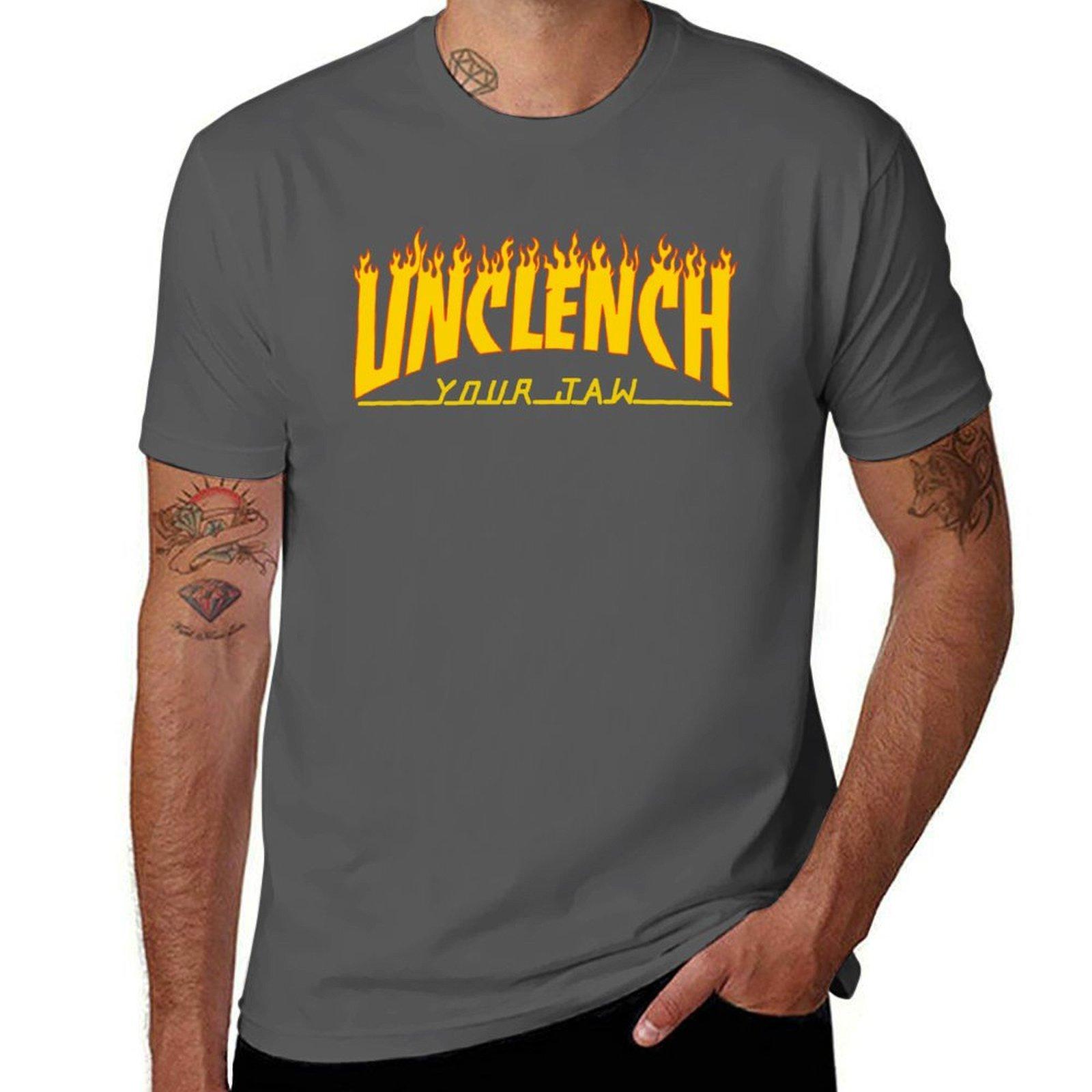 

Unclench Your Jaw - The Peach Fuzz T-Shirt man t shirts for men man t shirts cotton t shirts designer T-Shirt 4XL