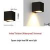 LED Waterproof Exterior Wall Light for Villa Courtyard - Creative Double-Headed Balcony and Door Pillar Spotlight