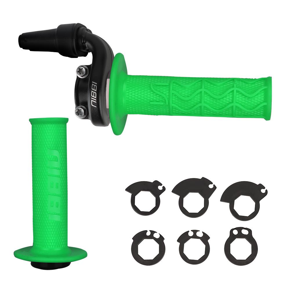NIBBI Motorcycle Handlebar 22mm Lock-on Grips Aluminum Throttle Control Base for KTM XCF EXCF SXF350 500 Husqvarna FC Motocross