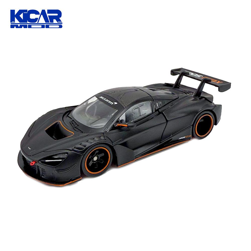 2026 FG Модель 1/64 720S GT3X Гоночный Автомобиль Модель Автомобиля Винтажные Автомобили Коллекция Литых Транспортных Средств Модель с Витриной Подарки для Взрослых чёрный