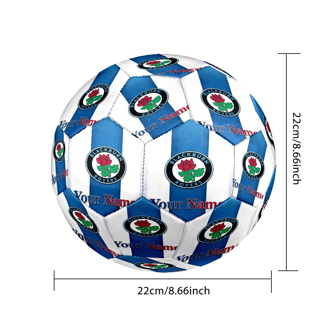 Blackburn Rovers Football Fashion Size 5 Football Wearproof Non‑Slip Soccer Ball For Sports Training Entertainment Use
