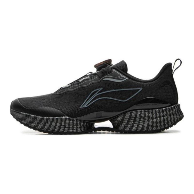 Li-Ning YOUNG Ultra Light 22 Kids Low Top Running Shoes Black Anti Slip Cushion Breathable YKFV020-5 41