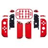 eXtremeRate Metallic Chrome Handheld Controller Housing Case Compatible with Switch and Switch Replacement Shell Compatible with Switch with Full Set