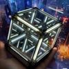 Maglev Technology Electronic Game Desktop Light Transparent Cube LED Lighting Technology Atmosphere Light Desktop Night Light
