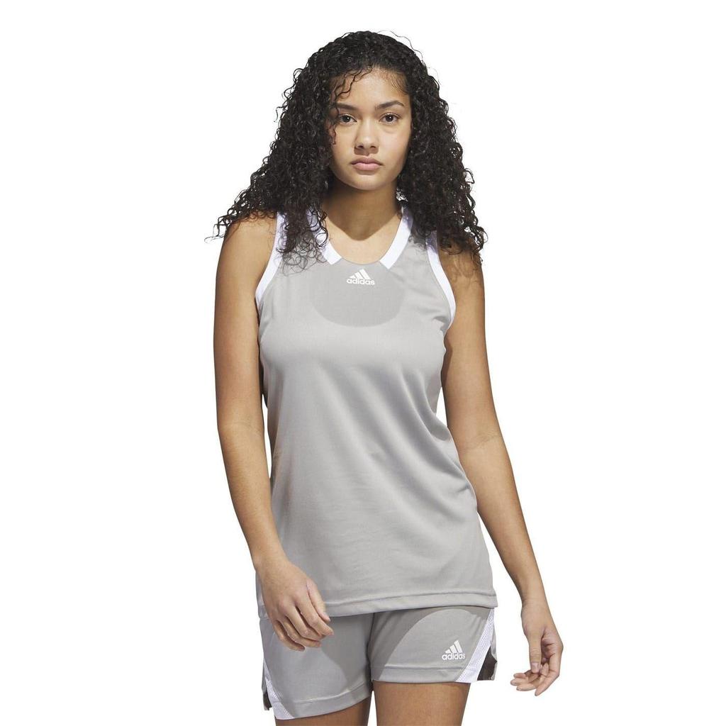 adidas Canottiera Regular da Donna/Signora con Striscia Laterale