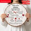 2D Flat, 1pc Round Aluminum Metal Sign, Vintage Plaque about "I Have a Great Friend", "Best Friend'S Birthday Gift" Decor Sign, Suitable for Living