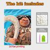 Disney Pearl Painting Moana Demigod Maui Art Kit Adult Beginner Home Wall Decor Special Shape