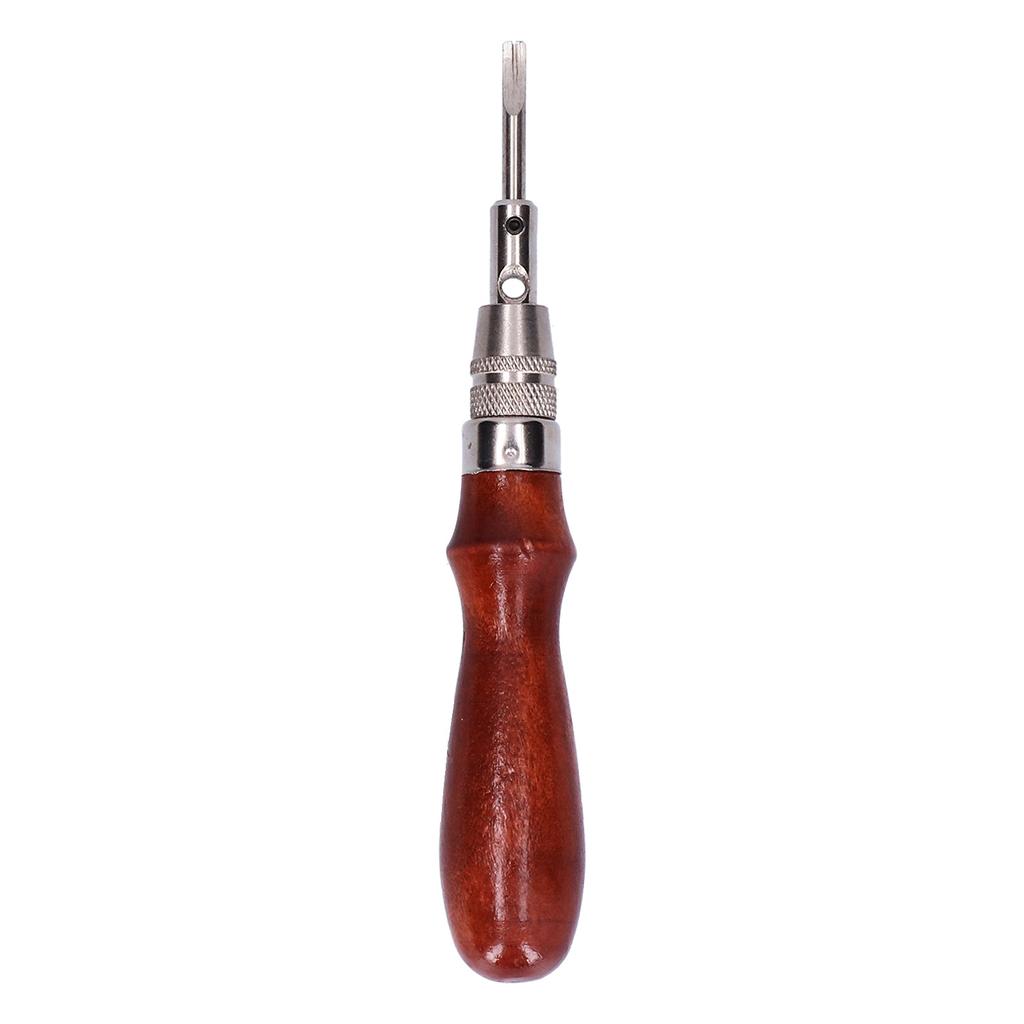 Leather Grooving Tool Edge Beveler Adjustable Carving Cutting Stitching DIY Leathercraft Set