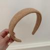Korean Cotton Linen Woven Summer 2022 Retro Wide Headband