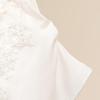 Damen Sommer Baumwolle Rundhals T-Shirt mit Applikation