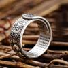 Feng Shui  Mani  for protective Wealth Ring charm Ring Amulet Wealth Lucky Open Adjustable Ring Buddhist Jew