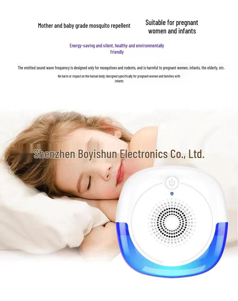 Dual-Speed Ultrasonic Pest Repeller for Mosquitoes, Cockroaches, and Mice
