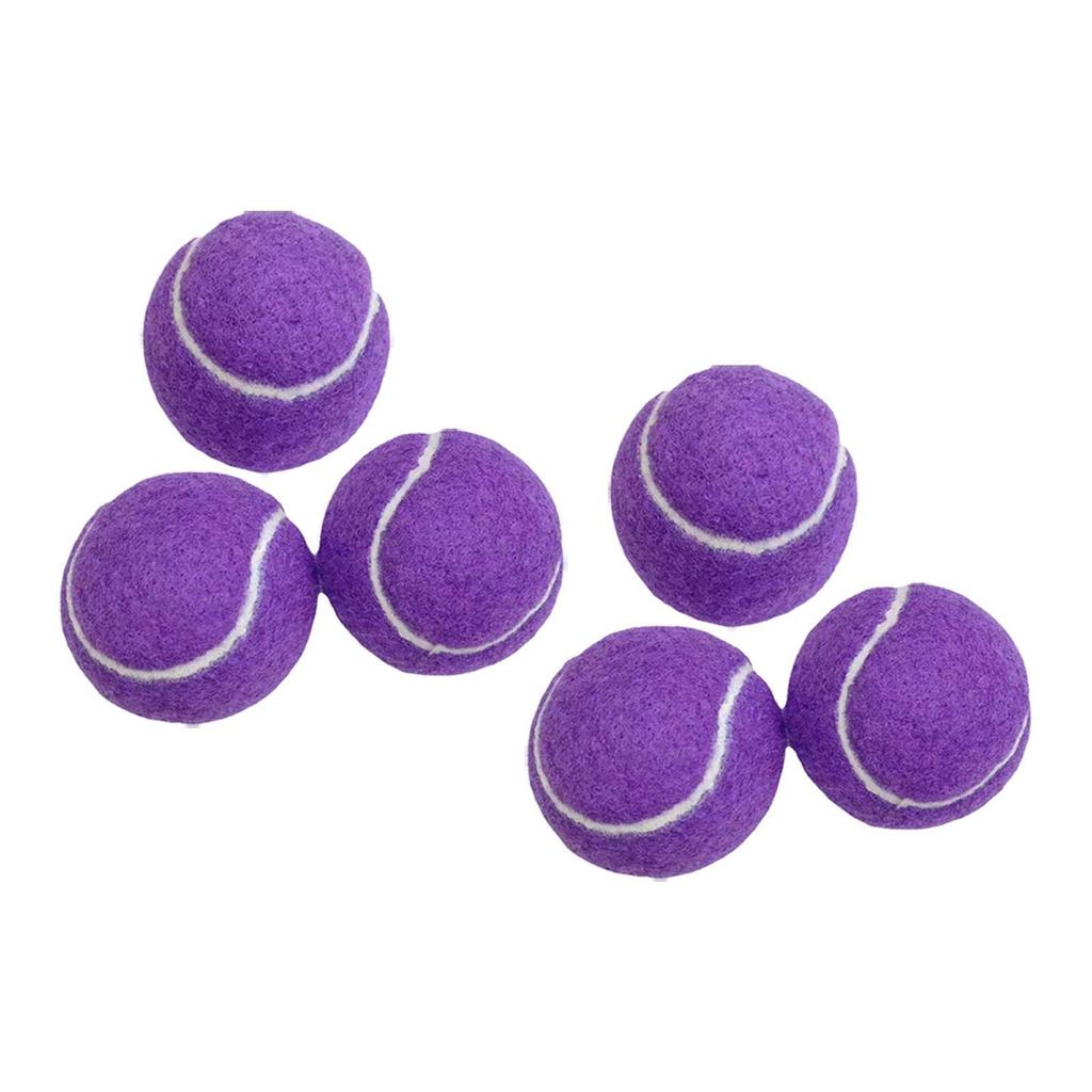 Pack of 6 Tennis Balls, Wear-resistant, 65 Mm Diameter, Exercise Balls for Pets, Dogs, High ,