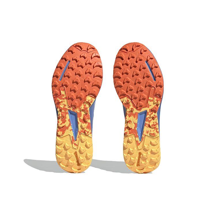 Adidas Terrex Agravic Flow 2 Blue Dawn Impact Orange Men Sneakers Blue-Fusion HR1116