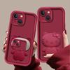 All Wishes Come True Applicable To Apple 13 New Silicone Vivo Huawei OPPO Premium Hello Kitty with Bracket