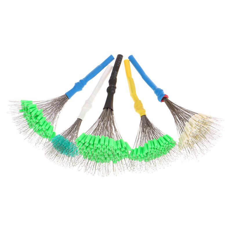 100Pcs S/Ss/Sss/M/L/Ll Anti-Wrapped Beans Float Fishing Bobber Silicone Stopper Space Bean Connector Fishing Line Tackle