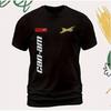 Summer Mens CANAM Team BRP Rotax Pattern TShirt Four Seasons Cotton Sports Design TShirt